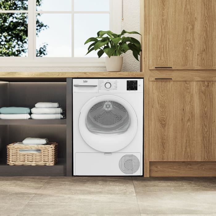 Seche-linge pompe a chaleur BEKO b300 Eco sense SLFT1812 - 8 kg - L60cm - A+ - Blanc