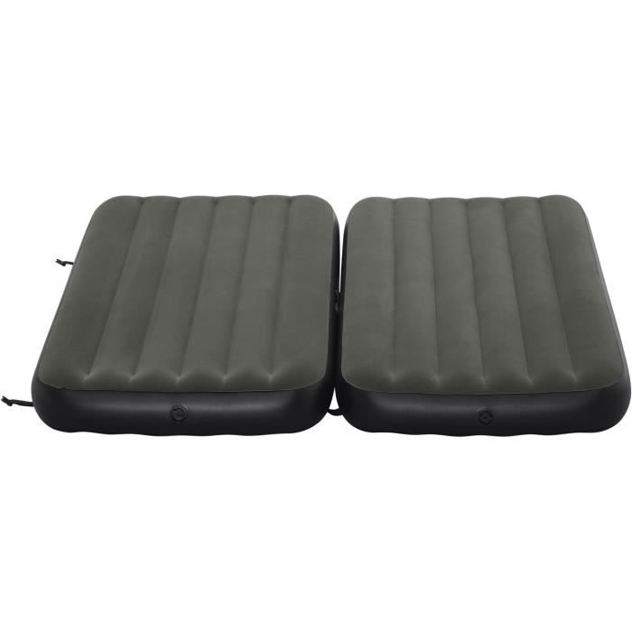 Lit 3 en 1 - BESTWAY - Airbed Tritech Connect and Rest - Lits jumeaux, lit surélevé, lit king size - 188 x 99 x 25 cm - 150 kg