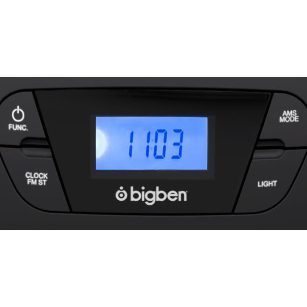 BIGBEN CD61NUSB LECTEUR CD/USB/RADIO portable avec effets lumineux - Noir