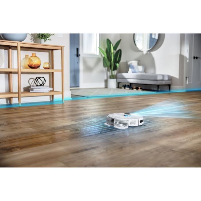 BISSELL SpinWave R5 PET Wet & Dry - Aspirateur Robot Laveur avec Serpilliere - Navigation avec LIDAR - Aspiration Puissante