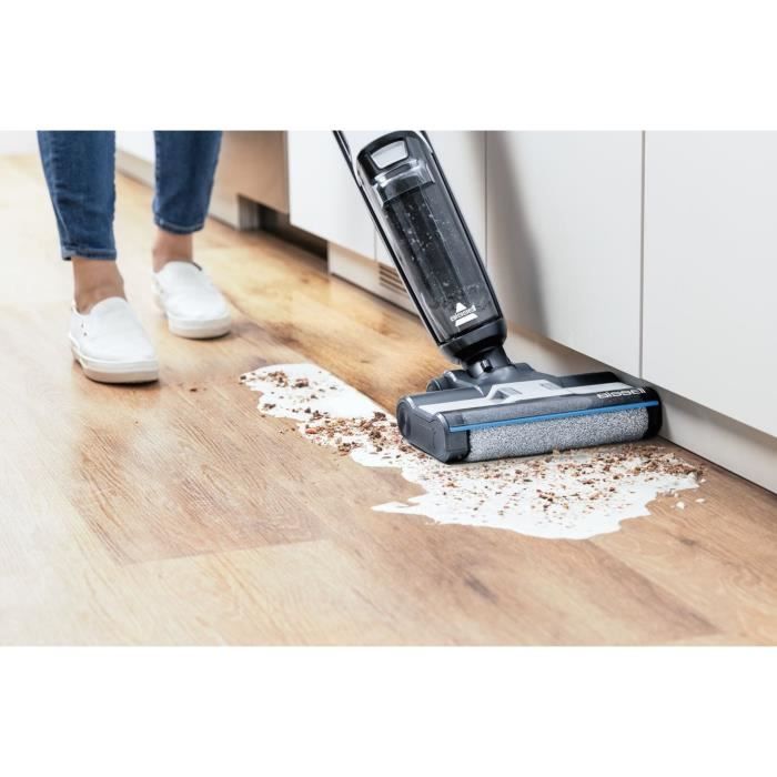 BISSELL Crosswave HF3 Select 3639N - Nettoyeur 3 en 1 sans fil - Silencieux et maniable