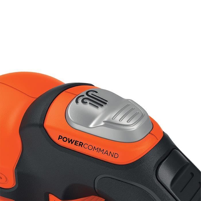 Souffleur de feuilles BLACK+DECKER GWC1820PC - 18V sans batterie ni chargeur