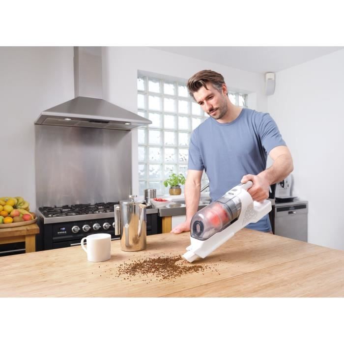 BLACK+DECKER - BHFEA515J-QW - Aspirateur Balai sans fil PowerSeries+ 33AW - 33min autonomie - 33AW - 2 vitesses