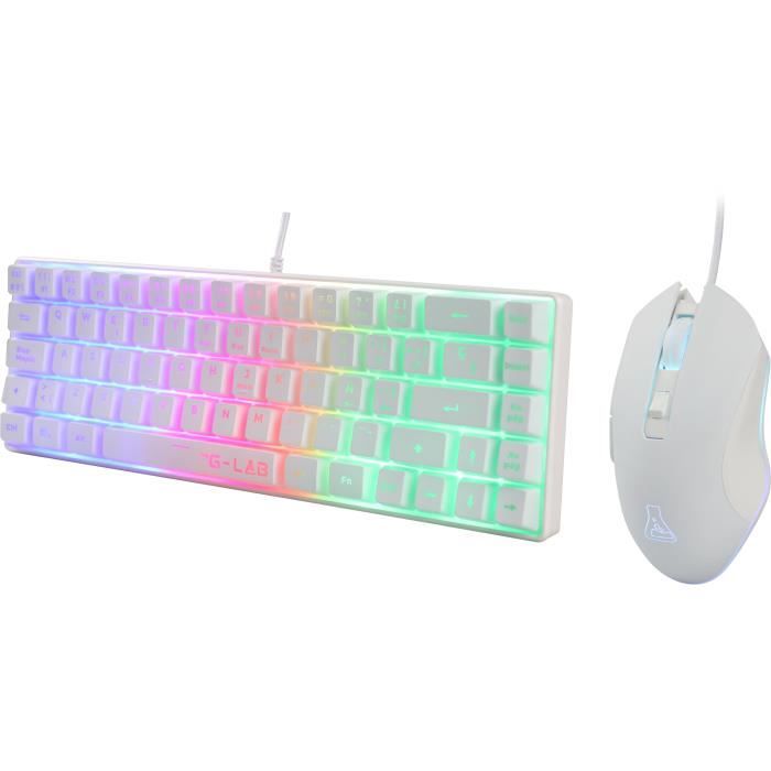 Pack Gamer 2 en 1 - THE G-LAB - COMBO HYDRO - Souris Filaire - Clavier Filaire