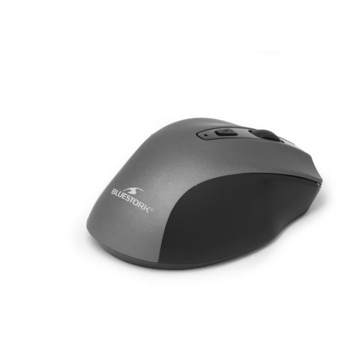 Souris Sans Fil - BLUESTORK - OFFICE 75 - Rechargeable - PC/MAC - Gris