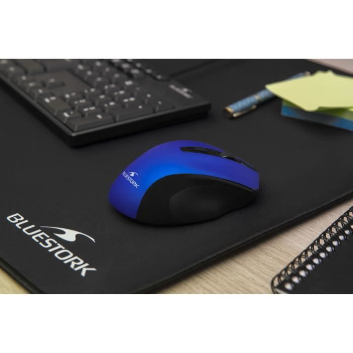 Souris Sans Fil - BLUESTORK - OFFICE 75 - Rechargeable - PC/MAC - Bleu