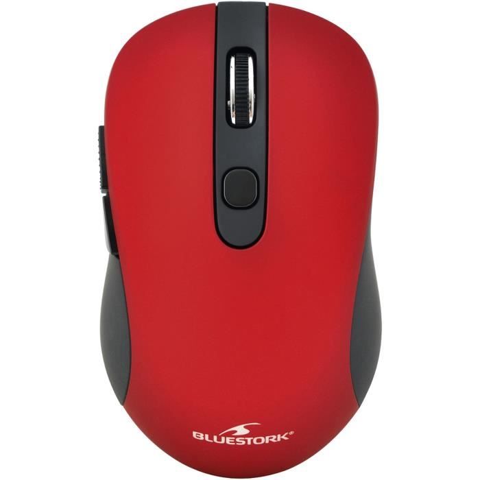 Souris Sans Fil - BLUESTORK - OFFICE 60 - PC/MAC - Rouge