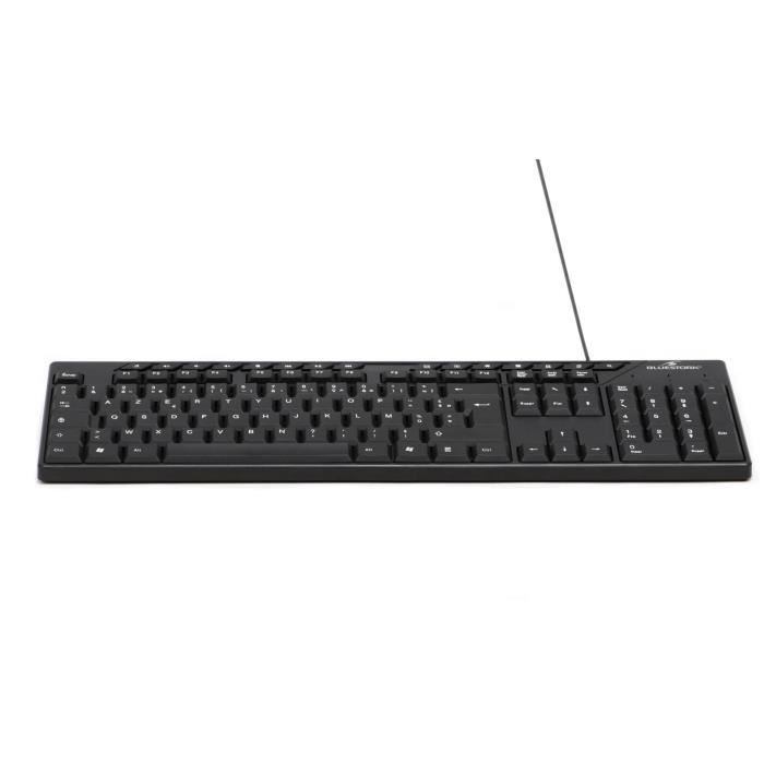 Pack Clavier Souris - BLUESTORK - MEDIA OFFICE - Filaire - Azerty - Compatible Windows - Noir