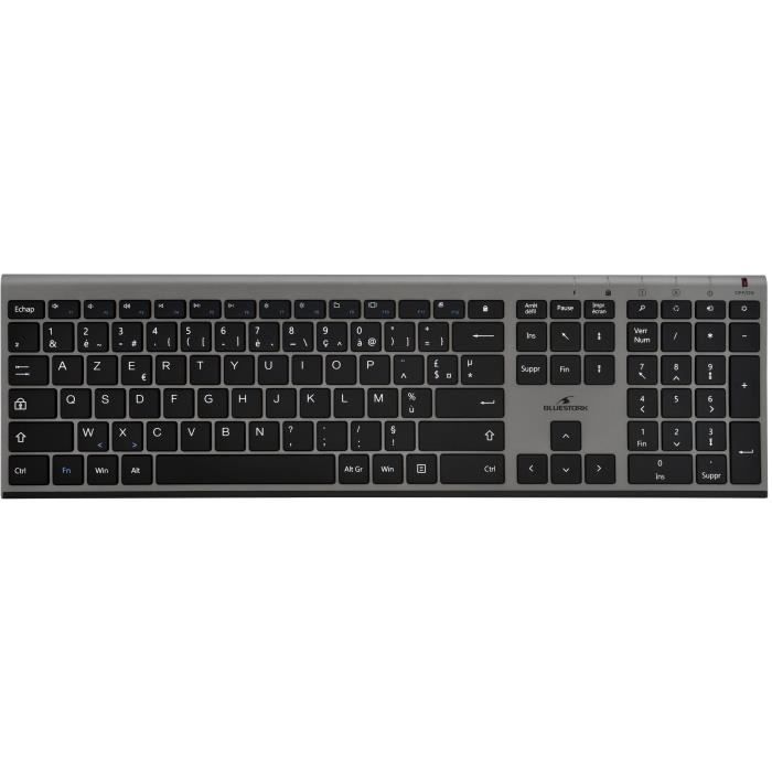 Pack Clavier Souris - BLUESTORK - PACK GRAPHEME - Sans Fil - Noir