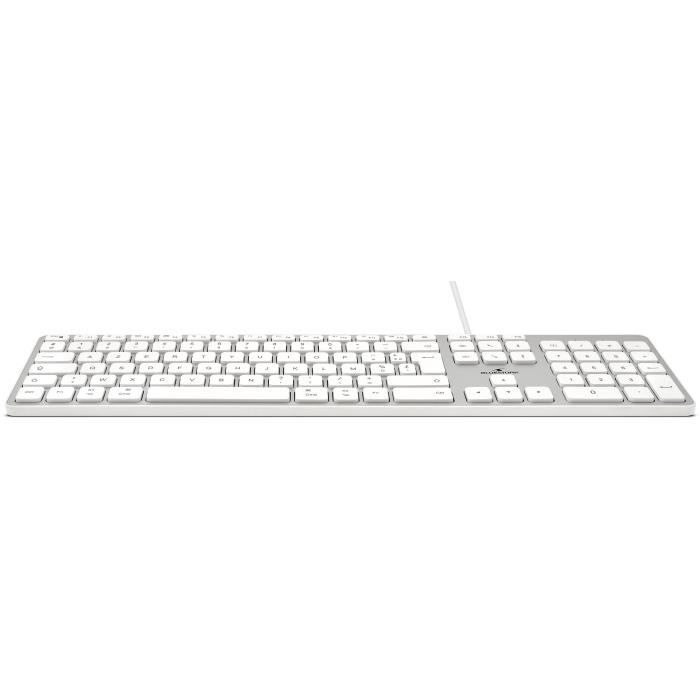 Clavier Filaire - BLUESTORK - KB Mac - Compatible Mac - Blanc