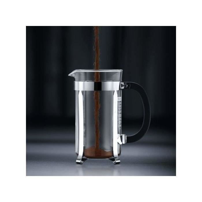 CHAMBORD - Cafetiere a piston BODUM , 8 tasses, 1.0 l, acier inox