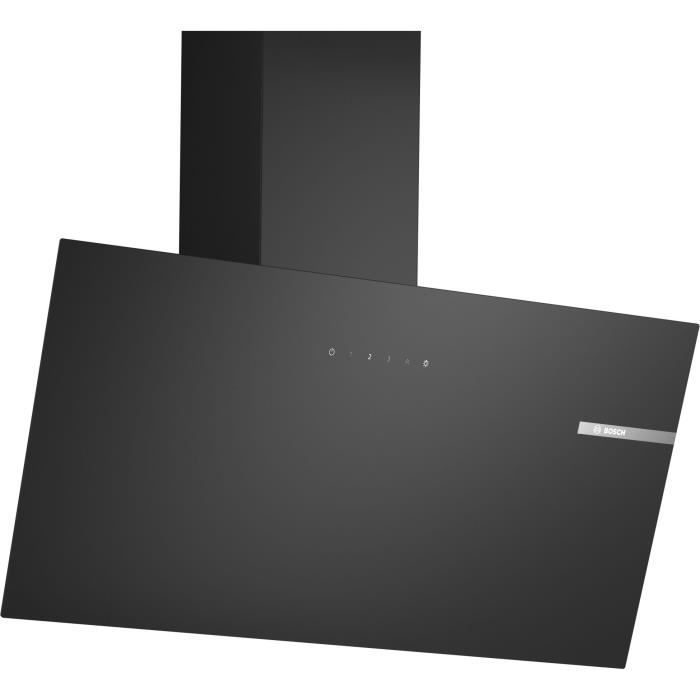 Hotte décor murale - BOSCH SER2 - DWK85DK60 Noir - L: 790 mm x P: 325 mm