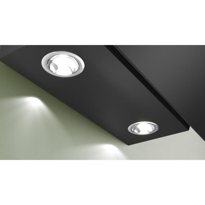 Hotte décor murale - BOSCH SER2 - DWK85DK60 Noir - L: 790 mm x P: 325 mm