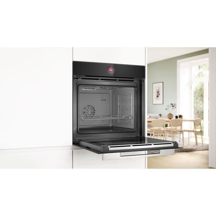 Four multifonction Ecoclean Softclose - BOSCH SER8 - HBG7541B1 Noir - Vol four: 71l - 14 modes de cuisson - H595xL594xP548mm