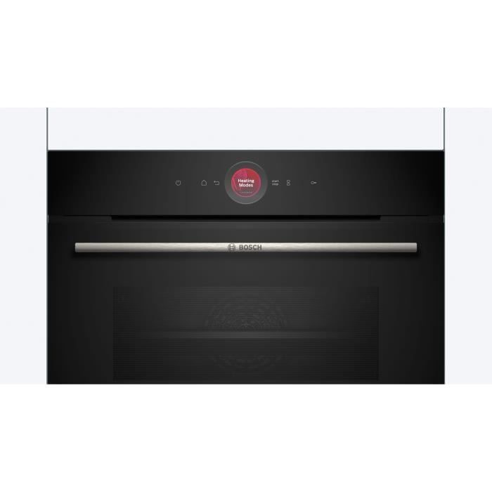 Four multifonction Pyrolyse Softclose - BOSCH  SER8 CBG7741B1 Noir - Vol four : 47l - 12 modes de cuisson - H455xL594xP548mm