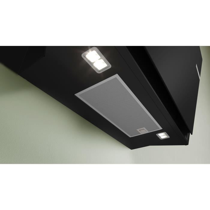 Hotte murale inclinée en verre BOSCH SER6 DWK81AN60 Noir - Home Connect