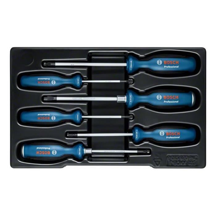 Bosch Professional - Set de 6 tournevis plat