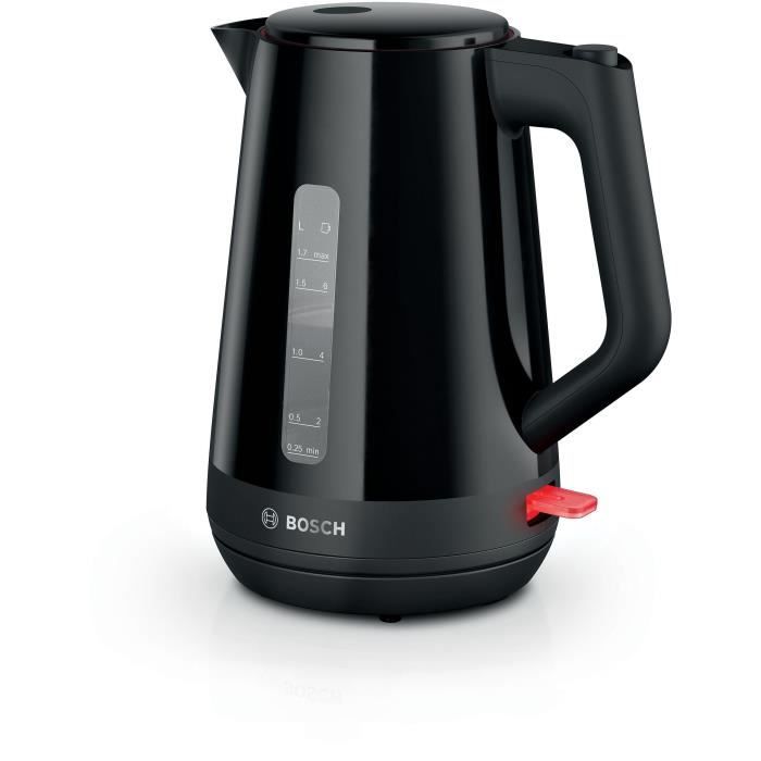 Bouilloire - BOSCH - TWK1M123 MyMoment - Noire - capacité 1,7L - base 360° - filtre anti-calcaire