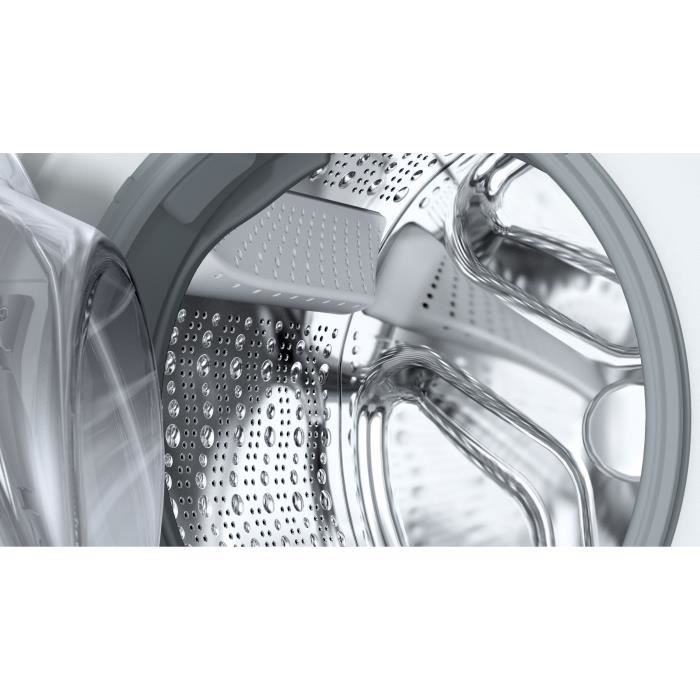 Lave-linge hublot BOSCH WGE03207FR SER2 - 8 kg - Induction - L60cm - 1200 trs/min - Classe A - Blanc