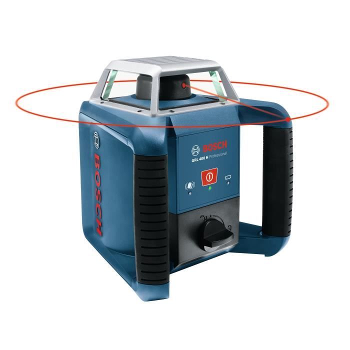 Laser rotatif Bosch Professional GRL 400 H - Portée 400 metres de diametre -  0601061800