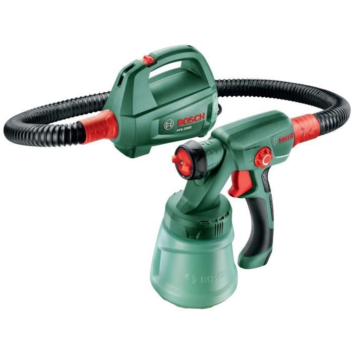 Pistolet a peinture BOSCH PFS 3000-2 650W - Basse pression - Pour intérieur et extérieur