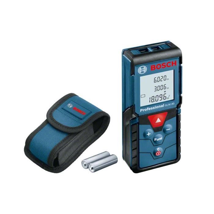 Télémetre Laser GLM 40 Professional en boîte carton - BOSCH - 0601072900