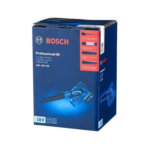 Souffleur 18V GBL 18V-120 (sans batterie ni chargeur) en boîte carton - BOSCH - 06019F5100