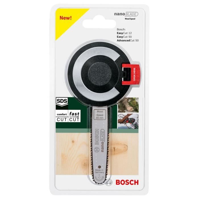 Lame Bosch Nanoblade - BOSCH - Wood Speed 65 - Technologie NanoBlade - Zéro entretien - Sciage précis