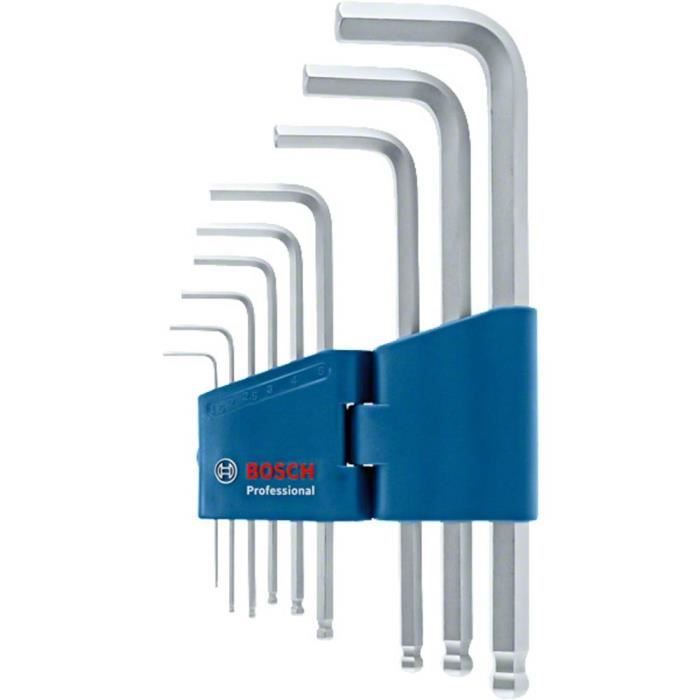 Bosch Professional - Set de 9 clés mâles pour vis a six pans creux