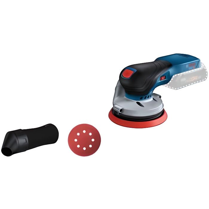 Ponceuse excentrique Bosch Professional GEX 18V-125 - Plateau de ponçage auto-agrippantde 125 mm - Sans batterie - 0601372201