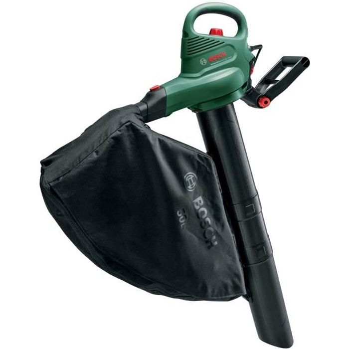 Aspirateur Souffleur Broyeur BOSCH - UniversalGardenTidy 3000 - Electrique - 3000 W - 285 km/h - 50 L - Vert