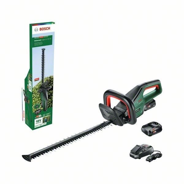 Taille-haies Bosch - UniversalHedgeCut 18V-55 (livré avec 2 batteries et 1 chargeur)  PowerForAll