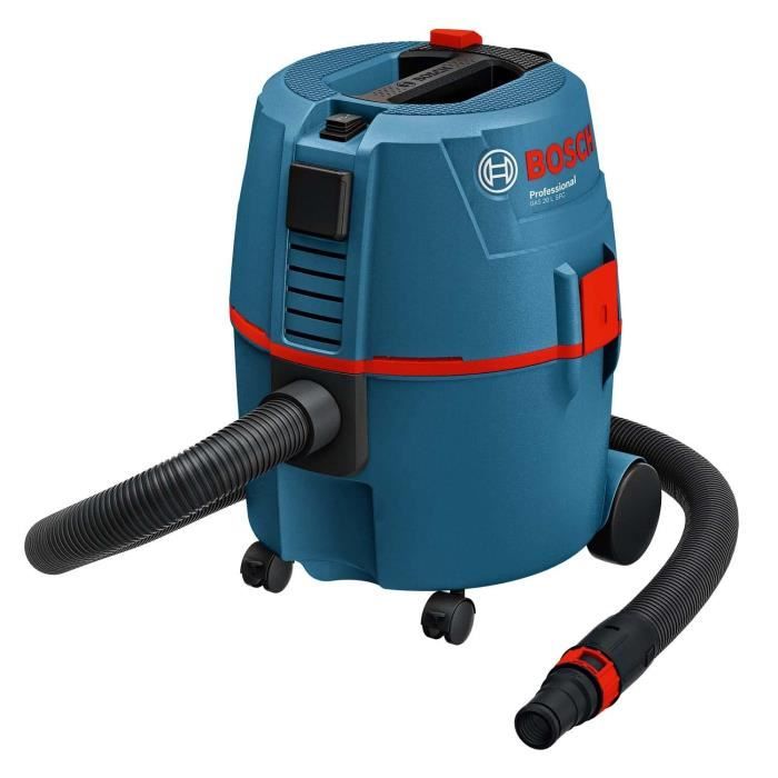 Aspirateur Bosch Professional GAS 20 L SFC, aspire eau et poussiere, 1200W, nettoyage filtre semi-automatique (carton) - 060197B1W0