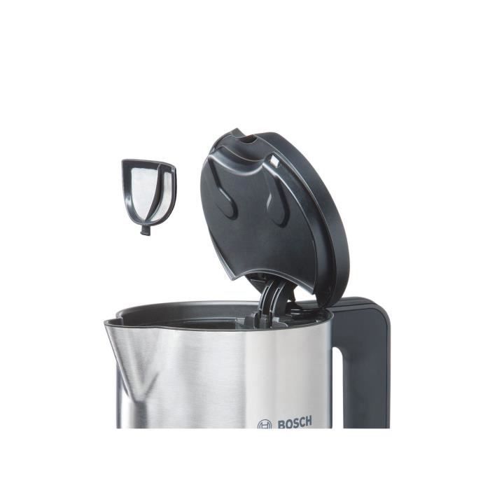 Bouilloire électrique BOSCH TWK8611P Styline - Blanc - 1.5L - 2400W - 4 niveaux de température