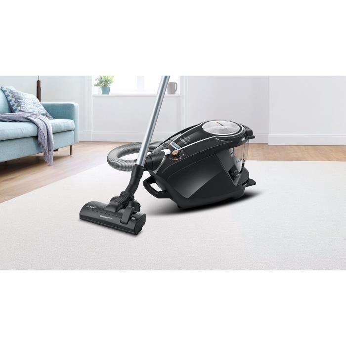 BOSCH BGS7MS64 Aspirateur sans sac ProSilence - 800 Watts - 64 dB - Nettoyage intelligent du filtre