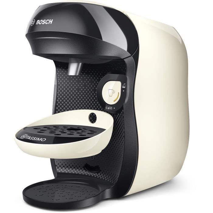 Machine a café - BOSCH - Tassimo HAPPY TAS1007 - Noir/Creme