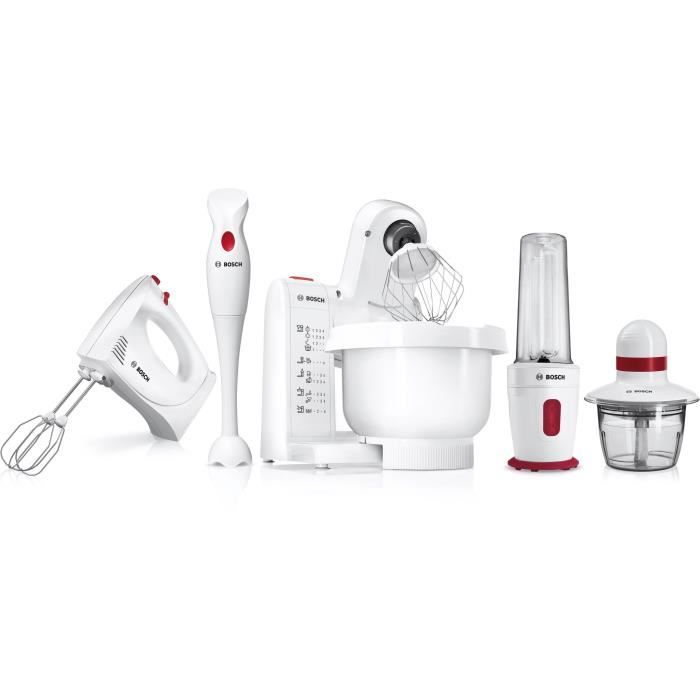 Mixeur plongeant YourCollection - BOSCH - MSMP1000 - 350 W - 1 vitesse - Blanc