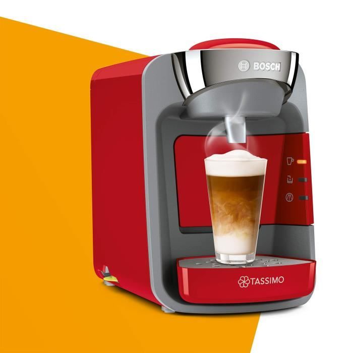 Machine a café multi-boissons BOSCH Tassimo Suny TAS32 - Rouge coquelicot