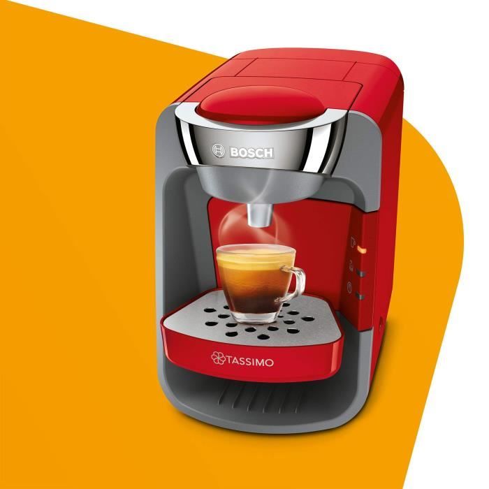 Machine a café multi-boissons BOSCH Tassimo Suny TAS32 - Rouge coquelicot