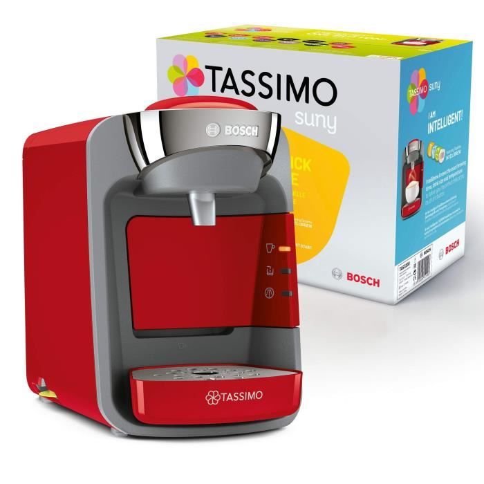 Machine a café multi-boissons BOSCH Tassimo Suny TAS32 - Rouge coquelicot