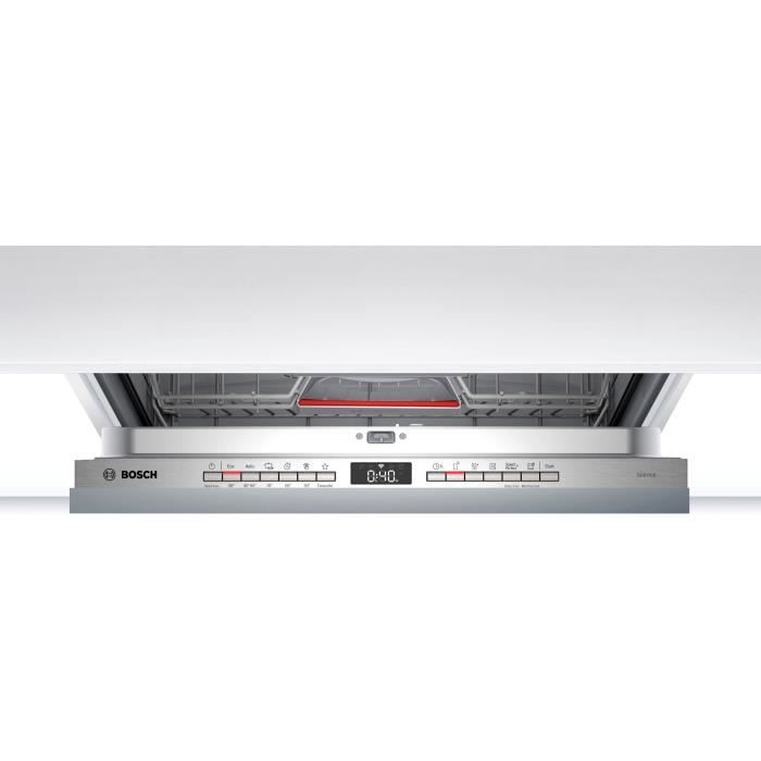 Lave-vaisselle tout intégrable BOSCH SMV4HVX45E SER4 - 13 couverts - Induction - L60cm - 46dB