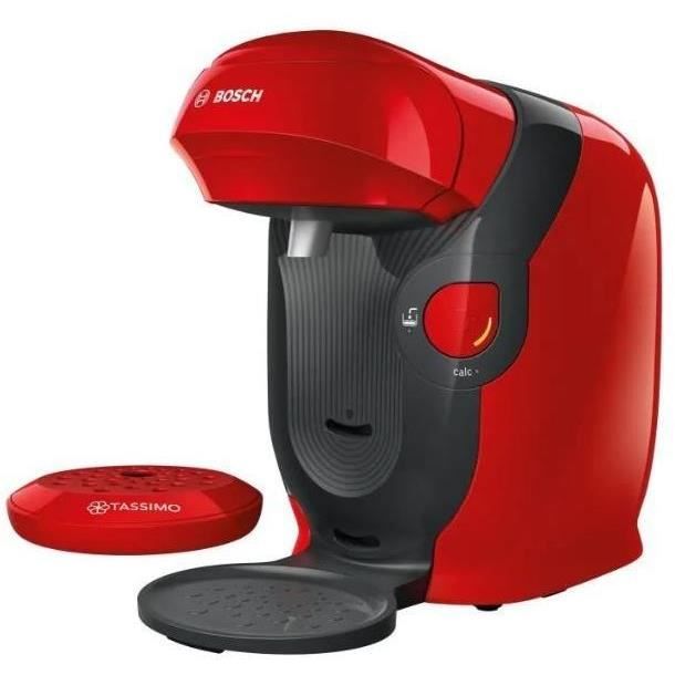 Machine multi-boissons BOSCH TAS1103 Tassimo Rouge - Pression 3,3bar - Capacité du réservoir d'eau 0,7l