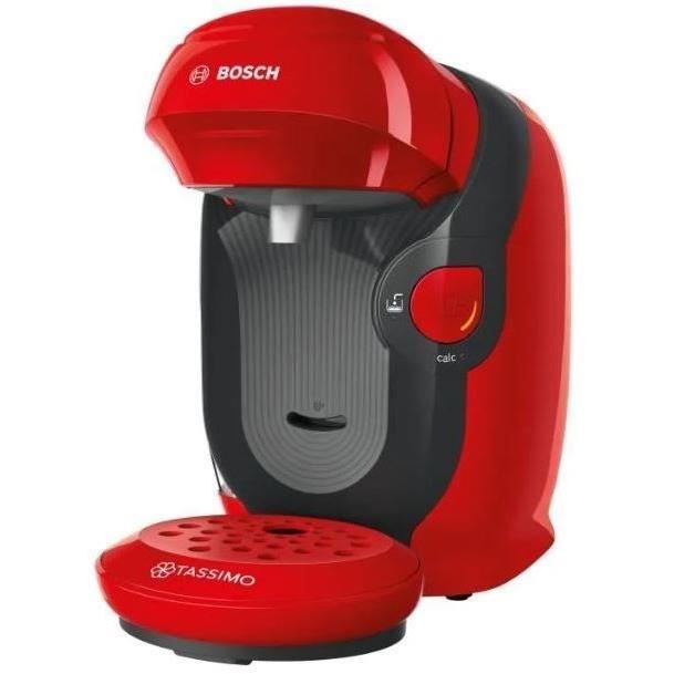 Machine multi-boissons BOSCH TAS1103 Tassimo Rouge - Pression 3,3bar - Capacité du réservoir d'eau 0,7l