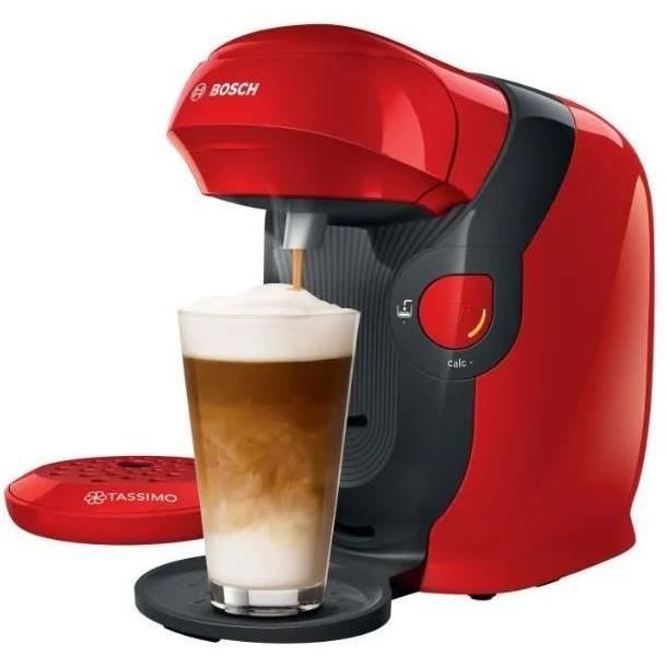 Machine multi-boissons BOSCH TAS1103 Tassimo Rouge - Pression 3,3bar - Capacité du réservoir d'eau 0,7l