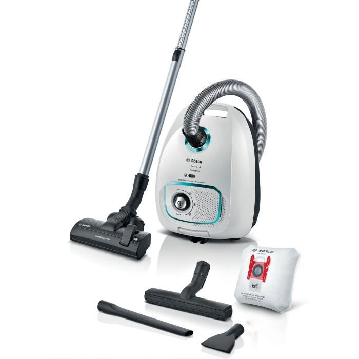 BOSCH BGLS4HYG2 Aspirateur avec sac - Puissance 700 W - Filtre UltraAllergy - Grande capacité 4 l - Rayon d'action 10 m