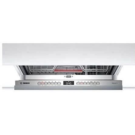 Lave-vaisselle tout intégrable BOSCH SMV4HTX37E SER4 - 12 couverts - Induction - L60cm - Home Connect - 44dB