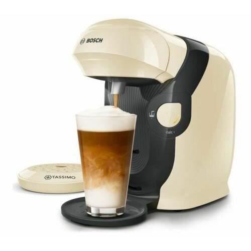 Machine a café multi-boissons compacte Tassimo Style - BOSCH TAS1107 - Coloris Vanille - 40 boissons - 0,7l - 1400W