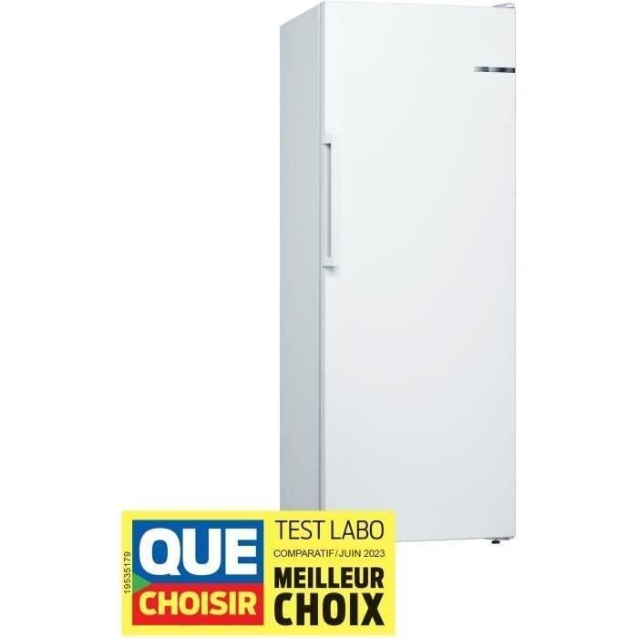 BOSCH - Congélateur armoire  GSN29UWEW Porte: Blanc - SER4 - Volume utile total: 200 l - congélateur: 200 l - Full no frost