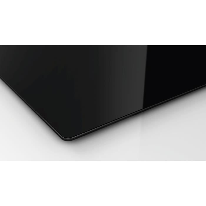 Table vitro 60cm BOSCH - PKF611BB8E - Commande a l'avant - Sans cadre - Zone double - Noir