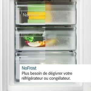 Bosch KGN36VLDT Série 4 Réfrigérateur combiné pose-libre - 321 L - 186 x 60 (H x L) - Inox